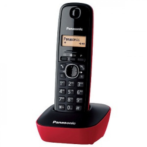 Ασύρματο τηλέφωνο Panasonic KX-TG1611GRR Μαύρο/Κόκκινο