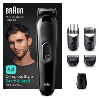 Κοπτική μηχανή BRAUN MGK3410 Μαύρο