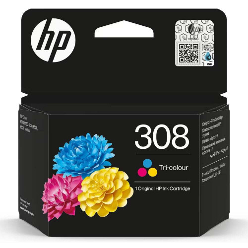 HP 308 TRI-COLOR ORIGINAL INK